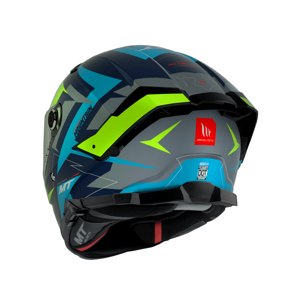 MT Helme Integral MC Helmet Thunder 4 SV Mountain Matt Blue