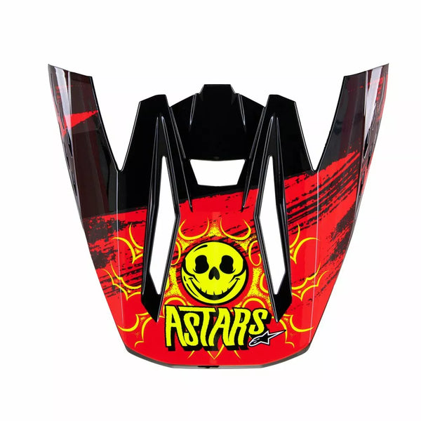 Alpinestars (MX) Visor SM5 udslæt rød/g 8987023-9033-OS