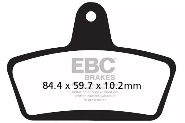 EBC Brake Pad FA ser organisk FA623 ud