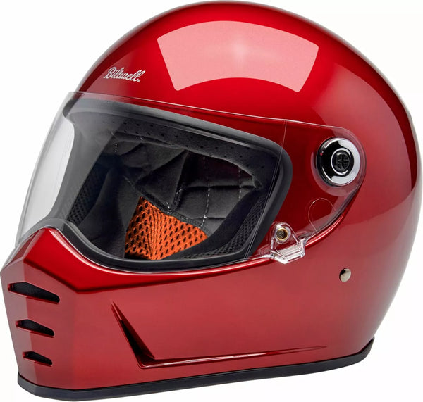 Biltwell Helmet Lane Pltr Red Lgh 1004-351-504