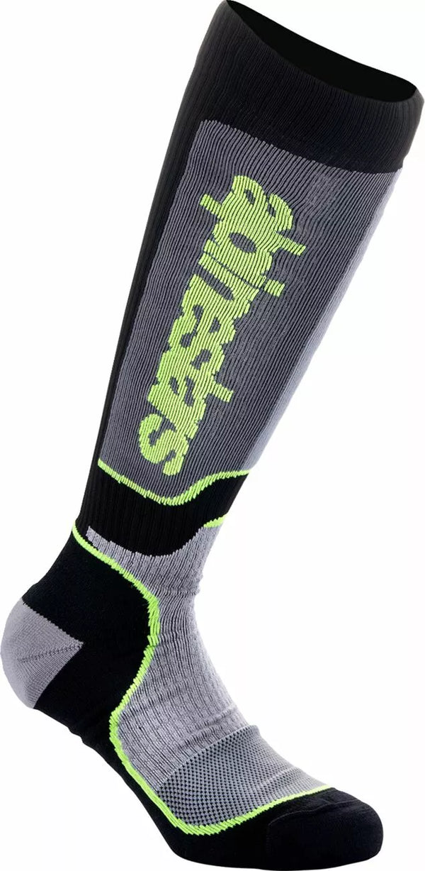 Alpinestars (MX) SOCK Surface MX+ BLK/GY/YLW 4742324-175 m/L