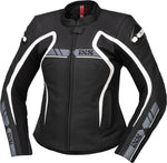 IXS Lady Mc-læderjakke LD RS-600 1.0 Sort /grå /hvid