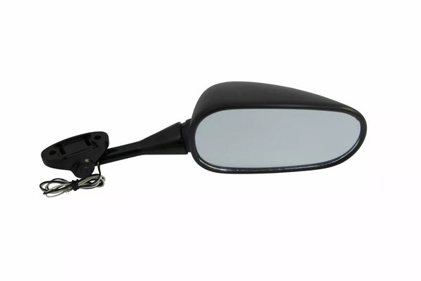 Emgo Mirror Black Venstre EC m/ LED 20-87026