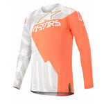 Alpinestars Techstar Factory Metal T-shirt Hvid/Orange Fluo/Guld 