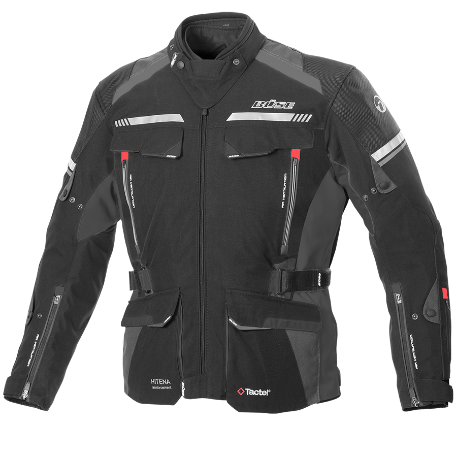 Büse Textile MC Jacket Highland II sort