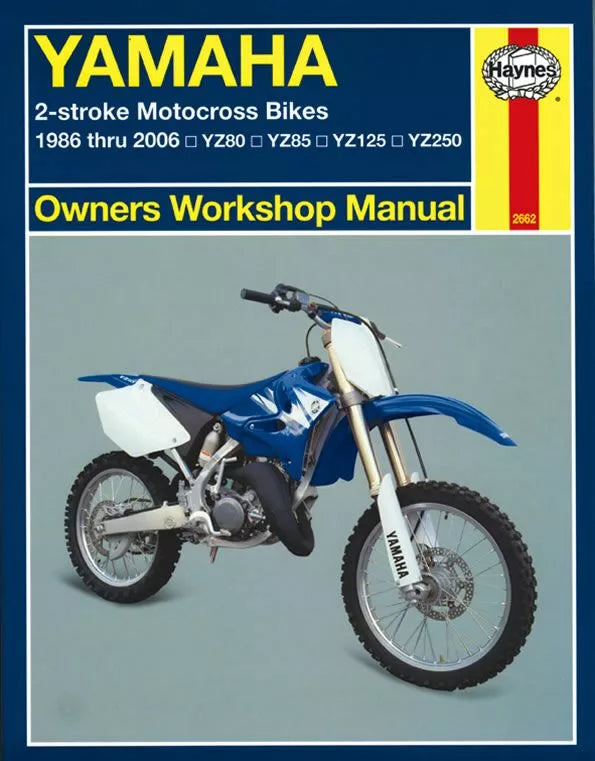 Haynes Yamaha YZ80 85 125 250 86 2662