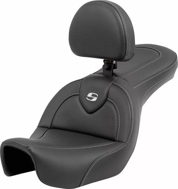 Saddlemen Seat Roadsofa CF med ryglæn 806-04-185BR
