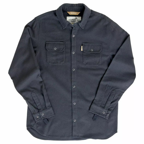 BILTWELL SHIRT FLANNEL HI TEST BLACK XS 8128-124-001