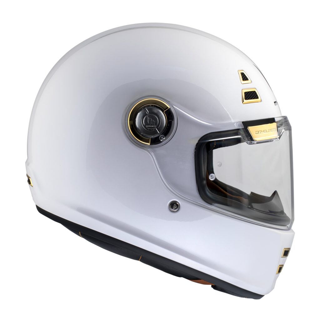 Mt Helmets Integral MC Helmet Jarama A0 Pearl White