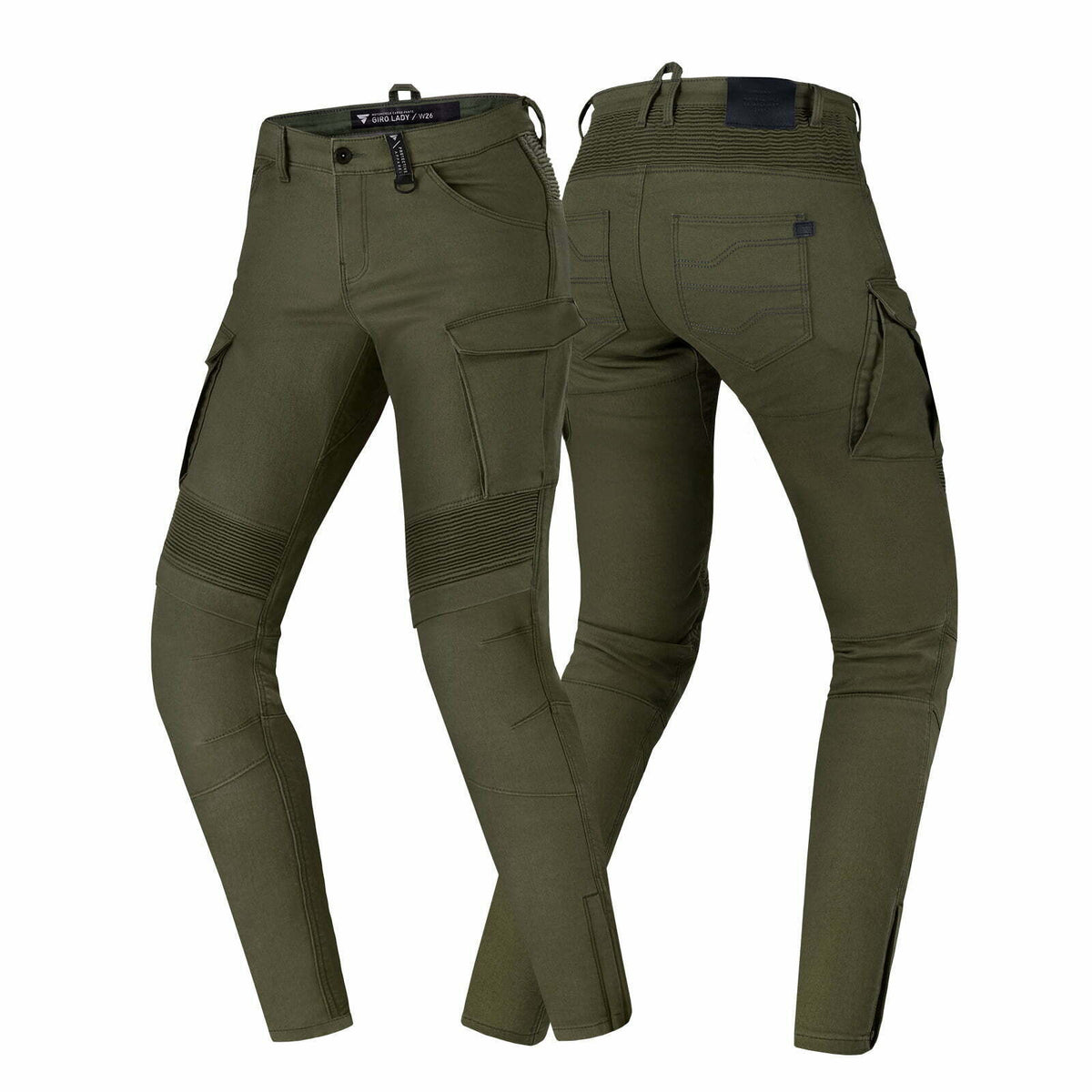 Shima Lady Kevlar Mc-Jeans Giro 3.0 Khaki