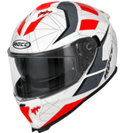 ROCC 390 Integral MC Helmet White /Red