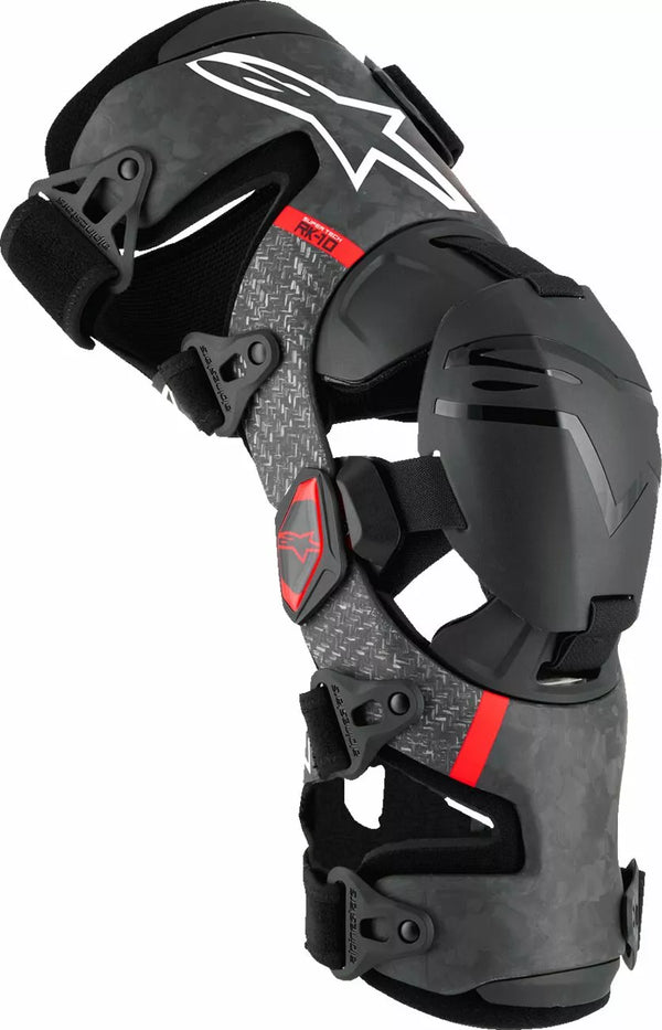 Alpinestars (MX) knæbrace S-Tech RK-10 BLK/RD 6501425-13-M