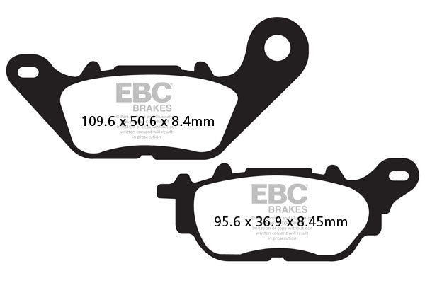 EBC Brake Pad FA Se organisk FA464