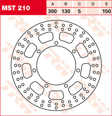 TRW Rotor TRW MST210 MST210