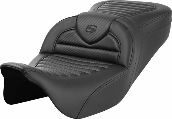 Saddlemen Seat Roadsofa FLT 08-Up-Carb 808-07B-201