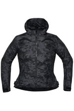 Difi Dam Textile MC Jacket Iridium Black /Camo