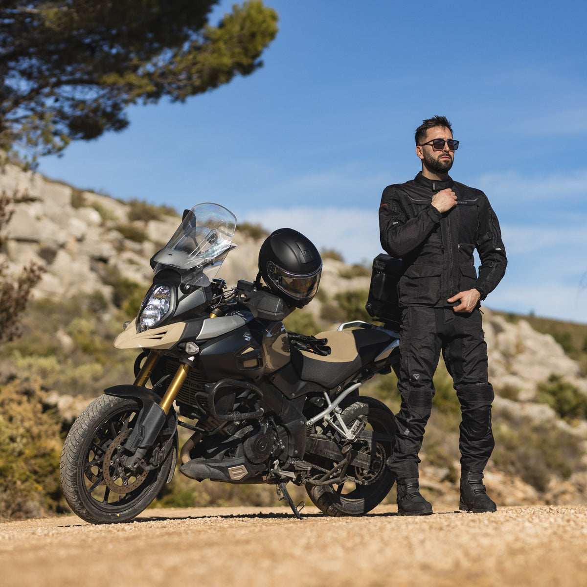 Seca Textile MC Jacket Discovery Black