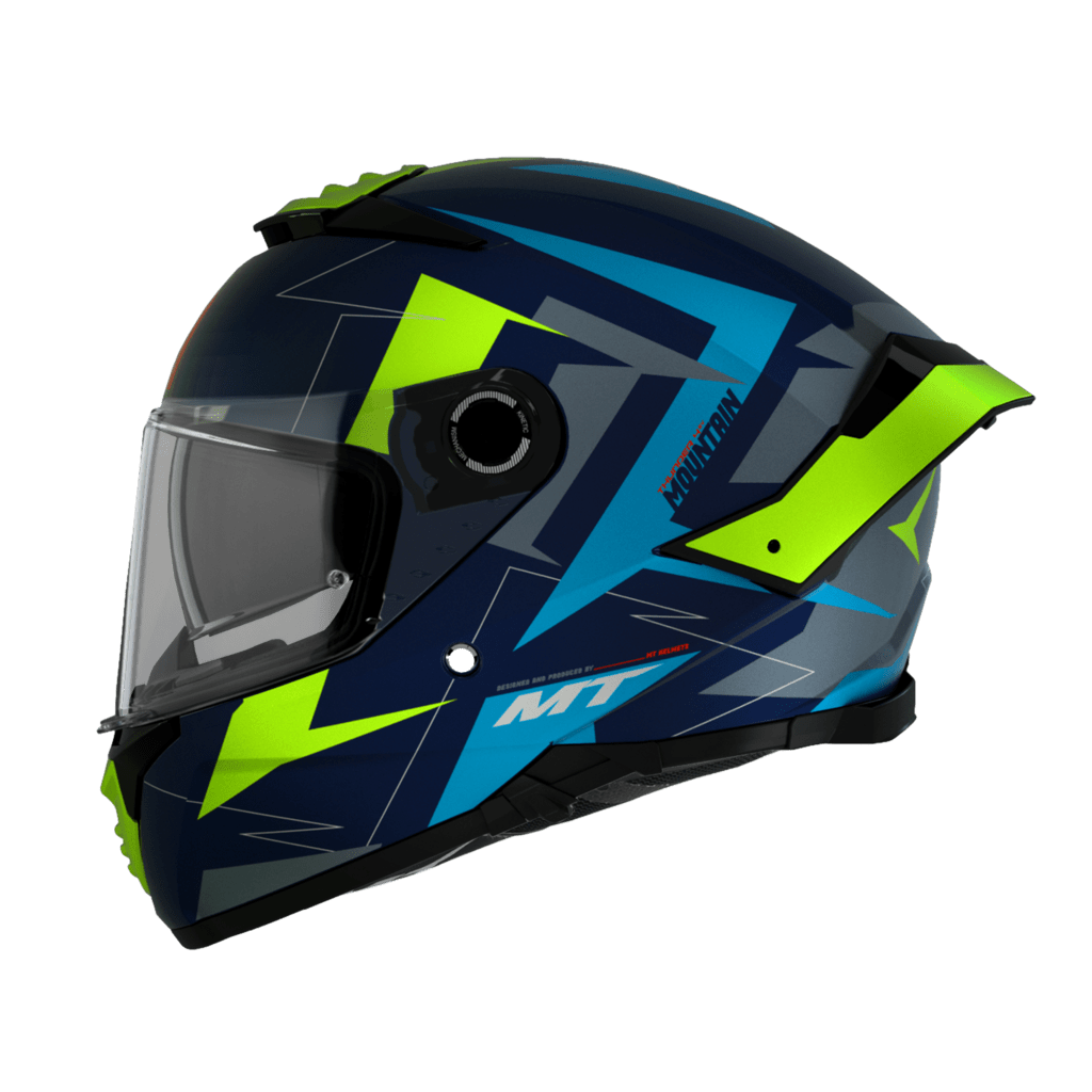 MT Helme Integral MC Helmet Thunder 4 SV Mountain Matt Blue