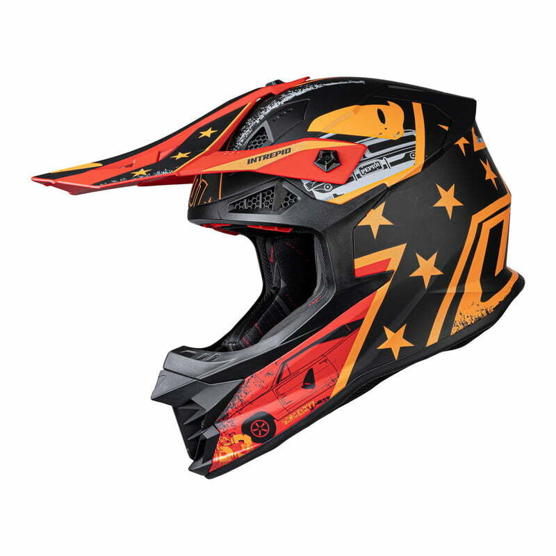 UFO Cross MC Helmet Intrepid Black /Red /Orange