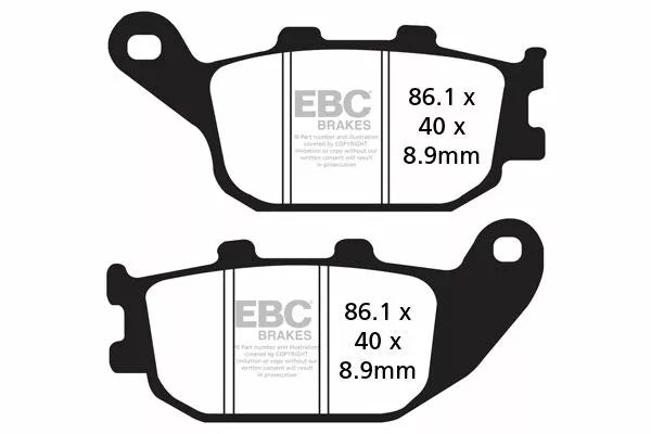 EBC BRAKE PAD HH SINT SCOOTER SFA358HH