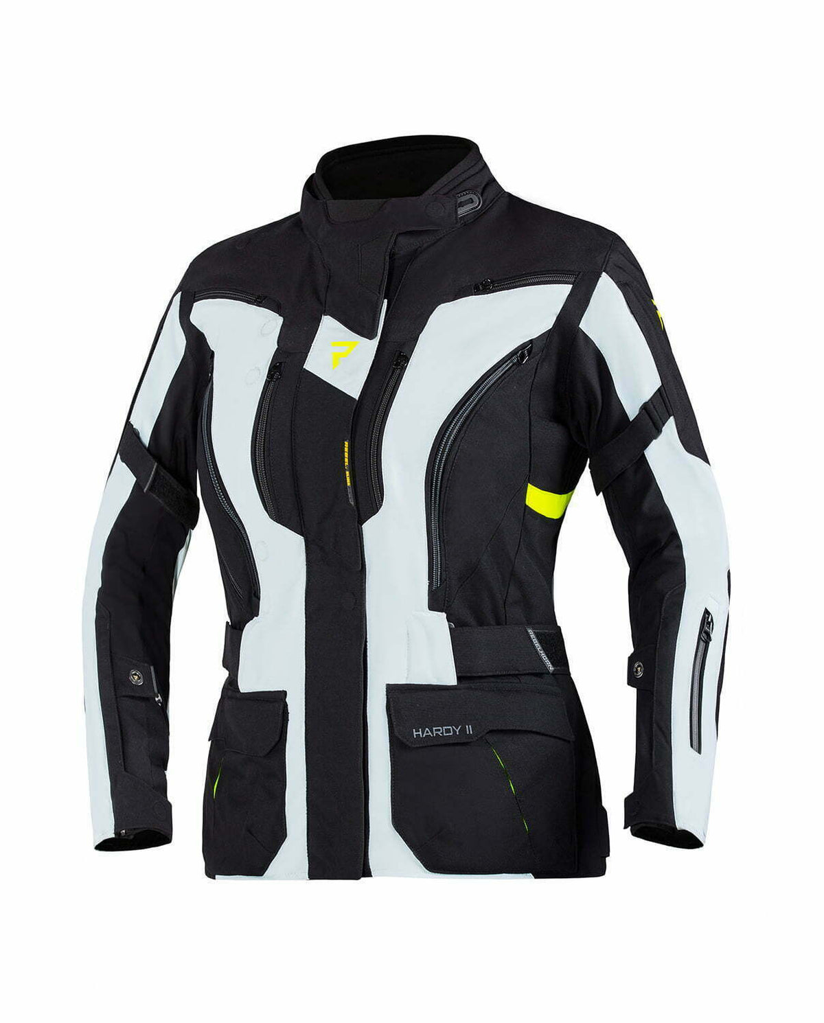 Rebelhorn Dam Textile MC Jacket Hardy II Grå /sort /influenza