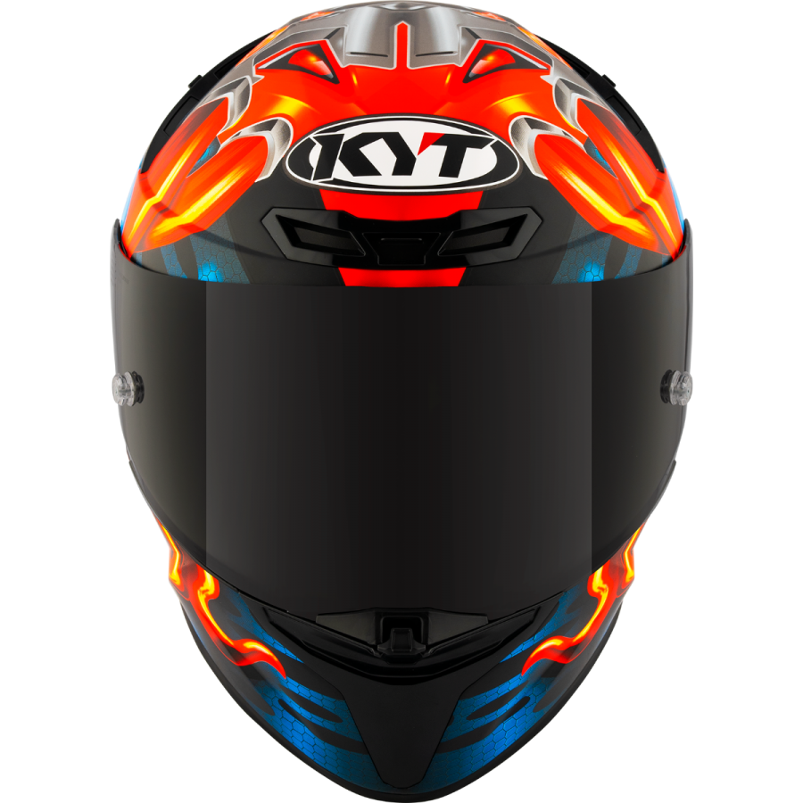 KYT Integral MC Helmet TT-Revo Gear E6 sort /rød /blå