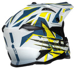 ixs cross mc helmet 363 2.0 white /blue /flu