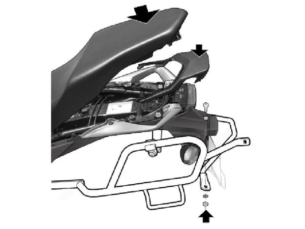 Shad 3P System Bracket (side) - Honda VFR 800 X Crossrunner (H0CR81SF)