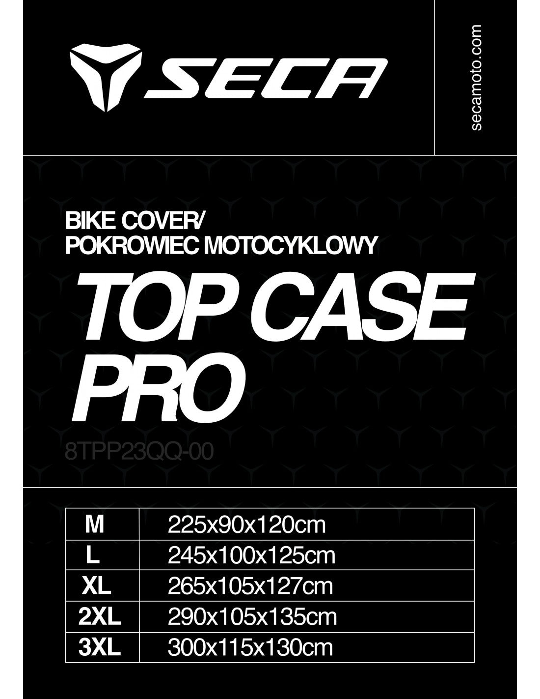 SECA Outdoor Cover Top Case Pro