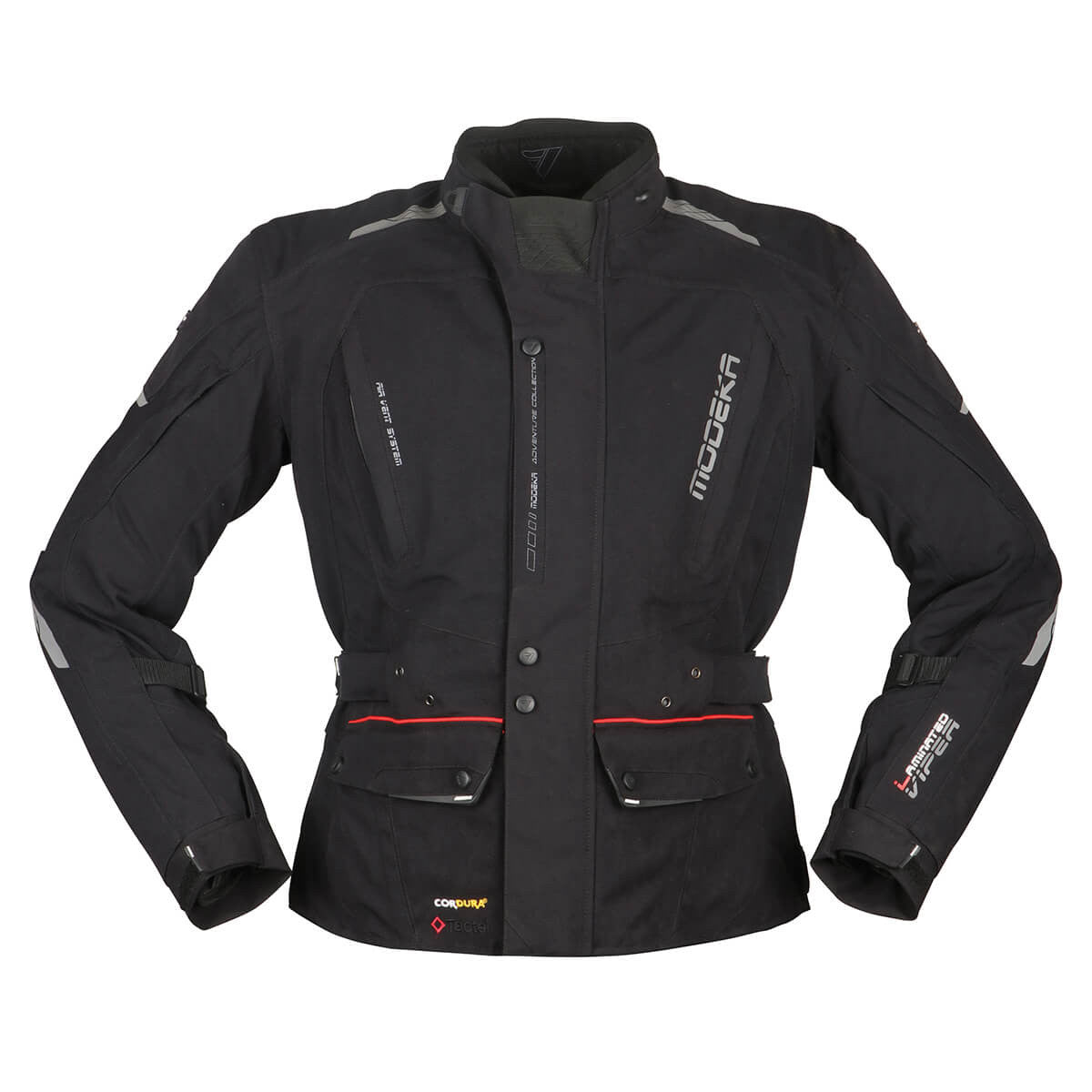 Fedeka lamineret tekstil MC Jacket Viper Black