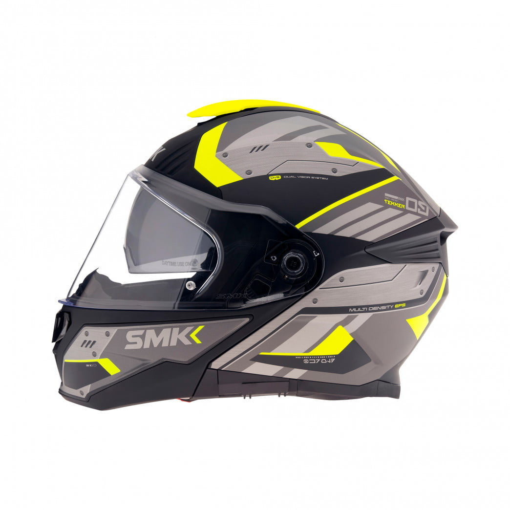 SMK Åbn MC Helmet Gullwing Tekker Gray /Influenza