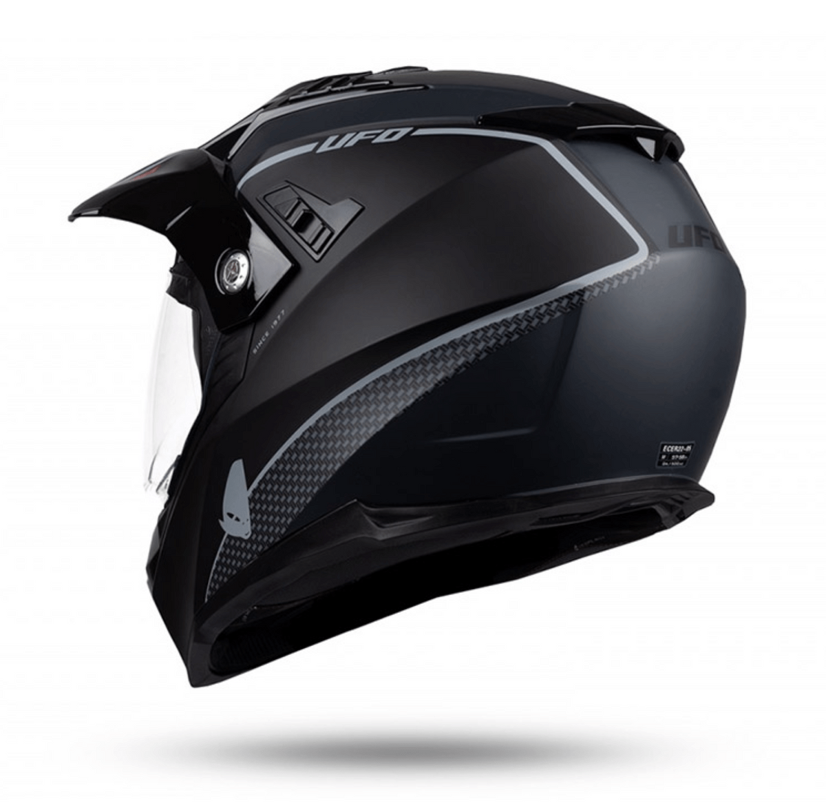 UFO Adventure MC Helmet Aries Black