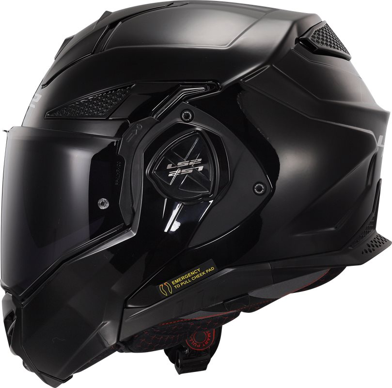 LS2 Åbn MC Helmet Advant X Black