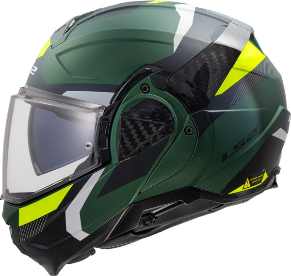 LS2 Åbn MC Helmet Advant II Triple Green
