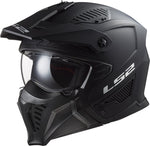 LS2 Adventure MC Helmet Solid Drifter Matts Black