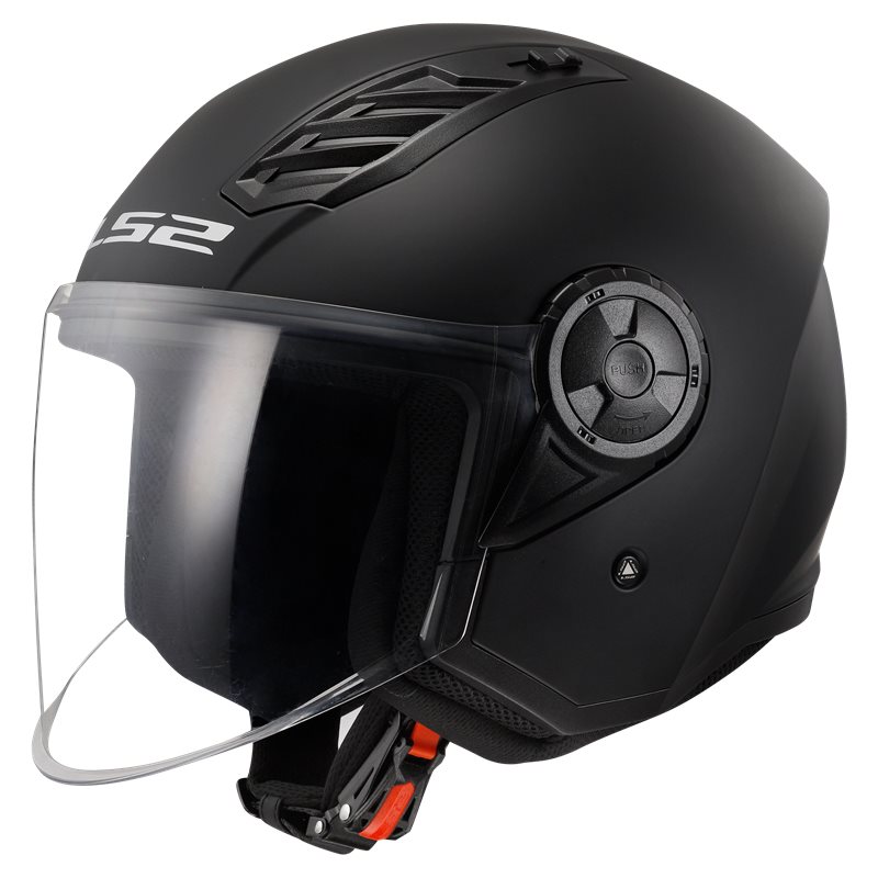 LS2 JET MC Helmet Airflow II Matte Black