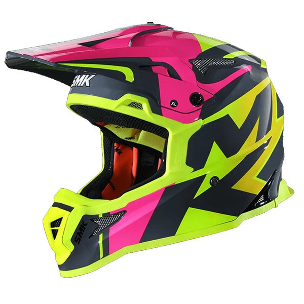 Hjelm SMK Allterra Xpower Yellow/Pink