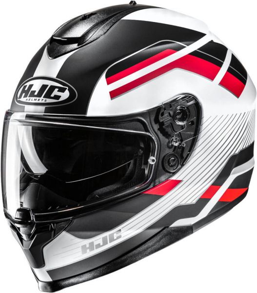 HJC Integral MC Helmet C70N sort /hvid /rød