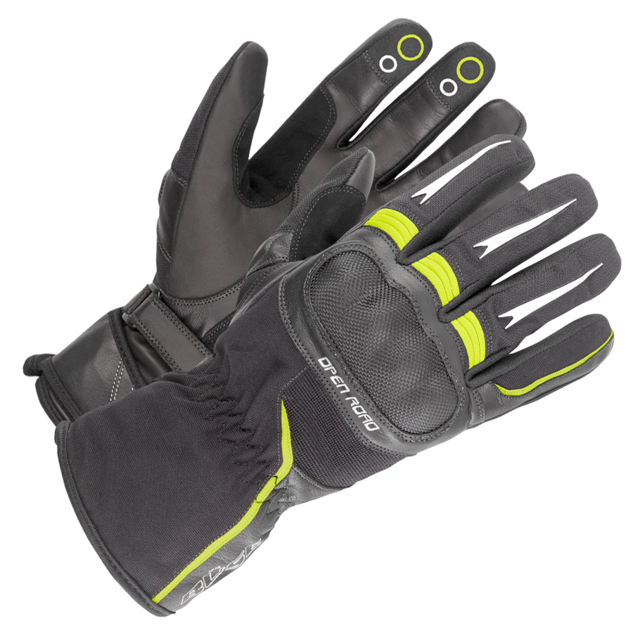 Büse Mc Gloves Open Road Touring Black /Influenza