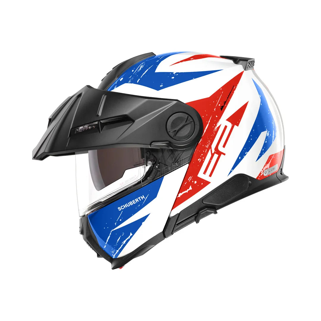 Schuberth Openable MC Helmet E2 Explorer Blue /Red