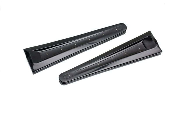 Triangular Hub Cap -baseret sort. Blå er ført