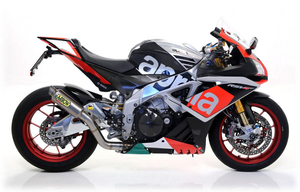 Aprilia RSV4 RR-RSV4 RF 15/16 Homol. Titanium GP2 Silencer+Stainless Steel Link Pipe for Original Collectors