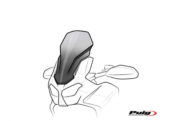 Turnéskærm Suzuki Katana 19 c/sort