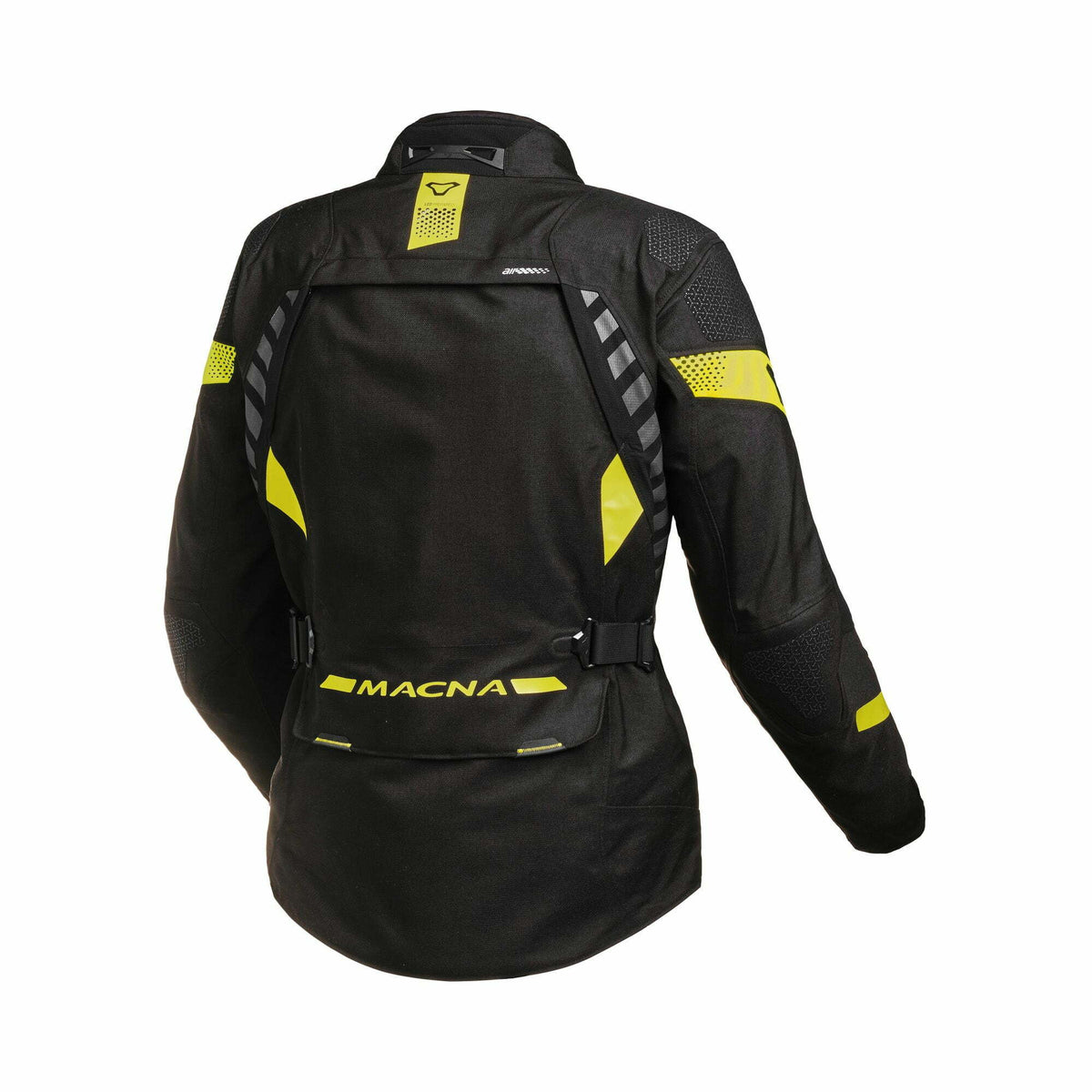 Macna laminated textile mc jacket ultimax black /flu