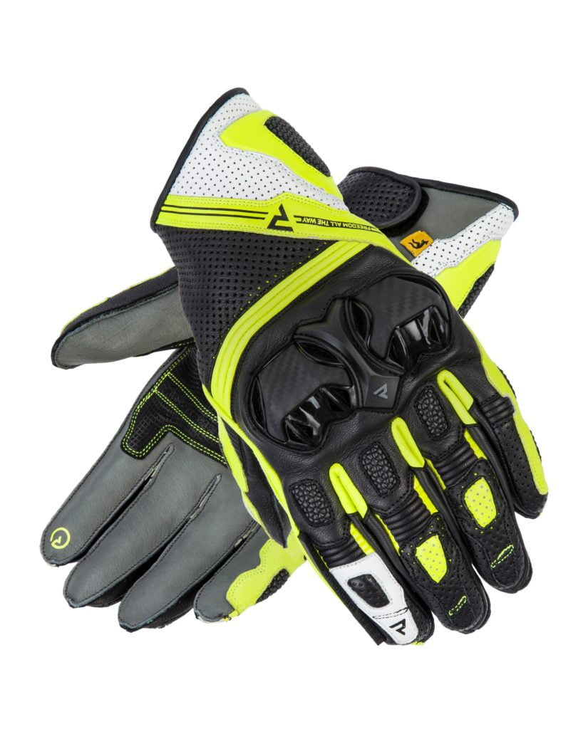 Rebelhorn Mc-Gloves ST Short Black /Flu 