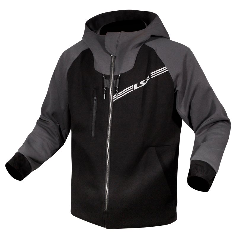 Jacket LS2 Throttle Men's Black/Dark Gray