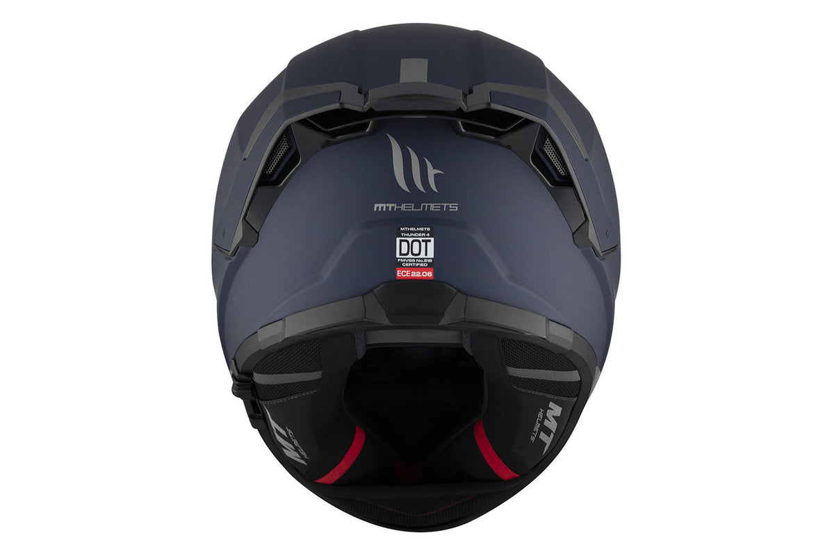 MT Helmets Integral MC Helmet Thunder 4 SV Matt Blue