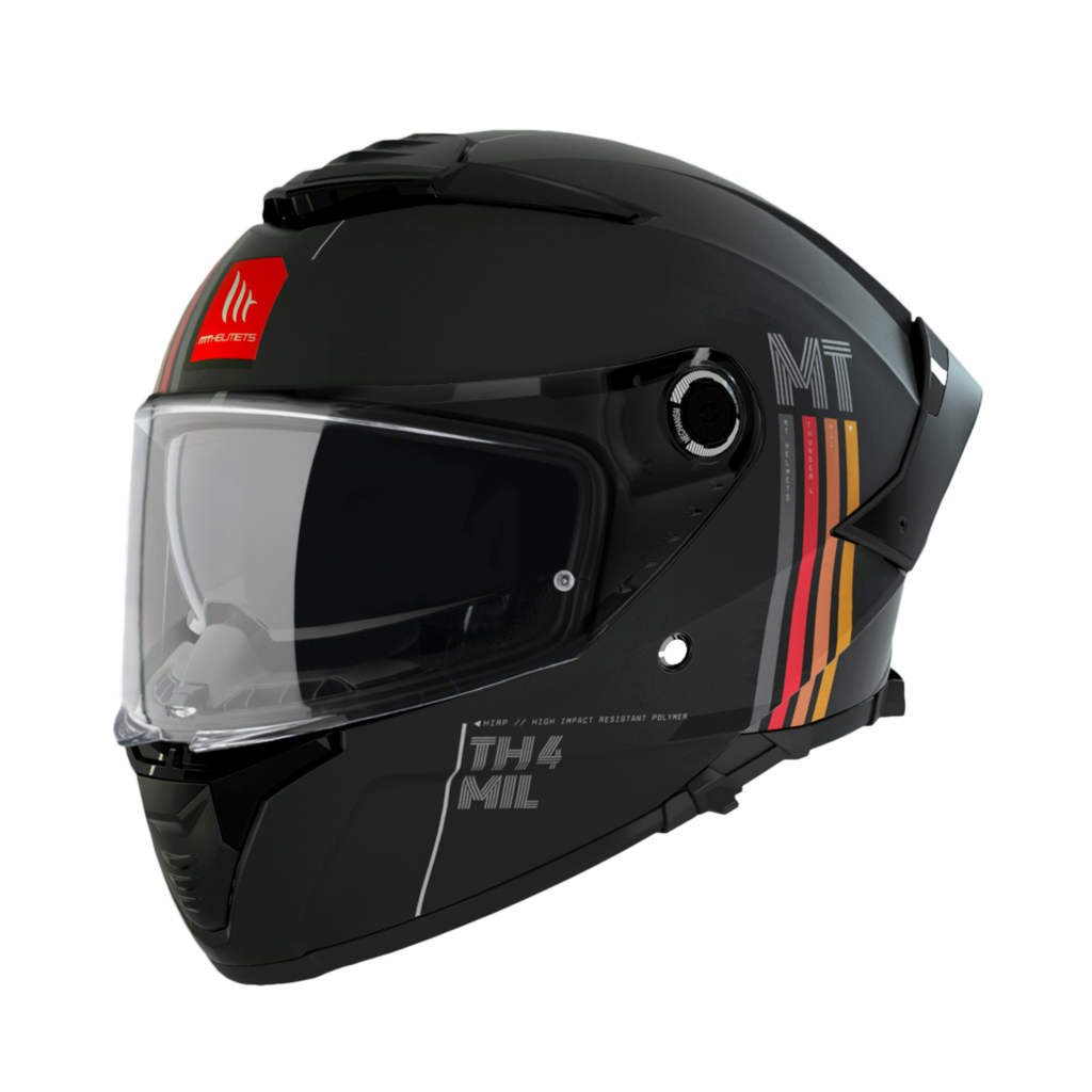 Mt Helmets Integreret hjelm Thunder 4 Sv Mile Matte sort