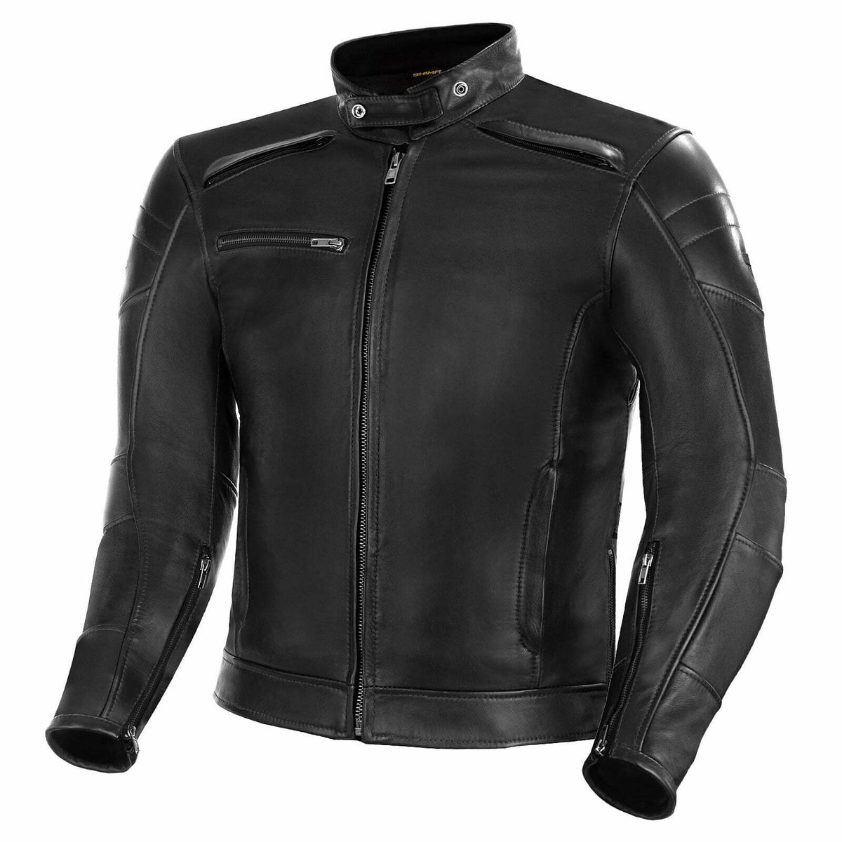 Shima mc-leather jacket blake black