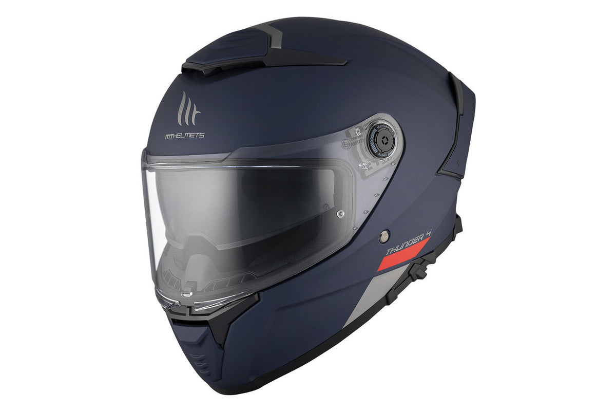 MT Helmets Integral MC Helmet Thunder 4 SV Matt Blue